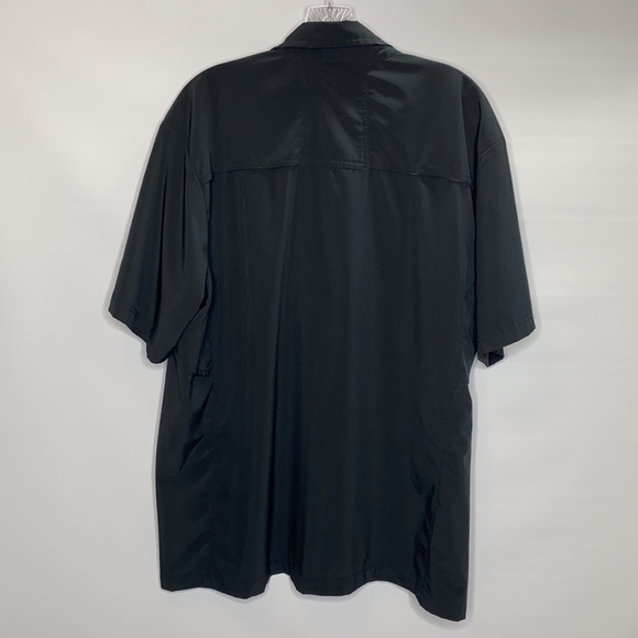Mossy Oak Black Button Up Fishing Outdoor Shirt Large - Picture 2 of 7